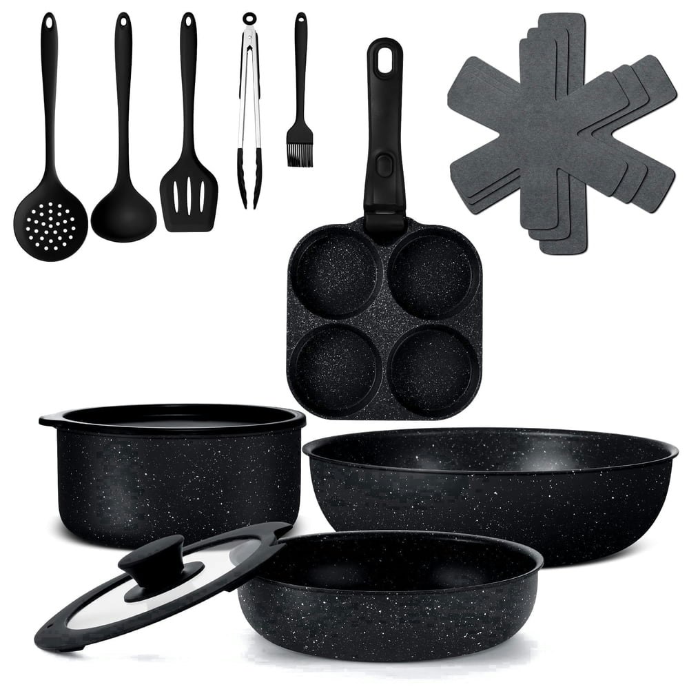 Vesteel 12-Piece Nonstick Cookware Set: $35.99
