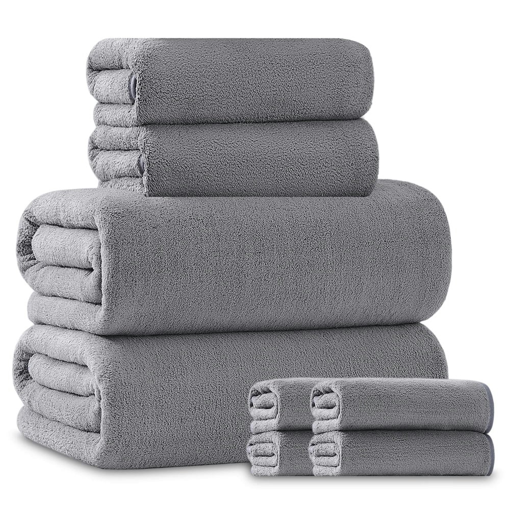 Beartech 8-Piece Microfiber Towel Set: $24.99