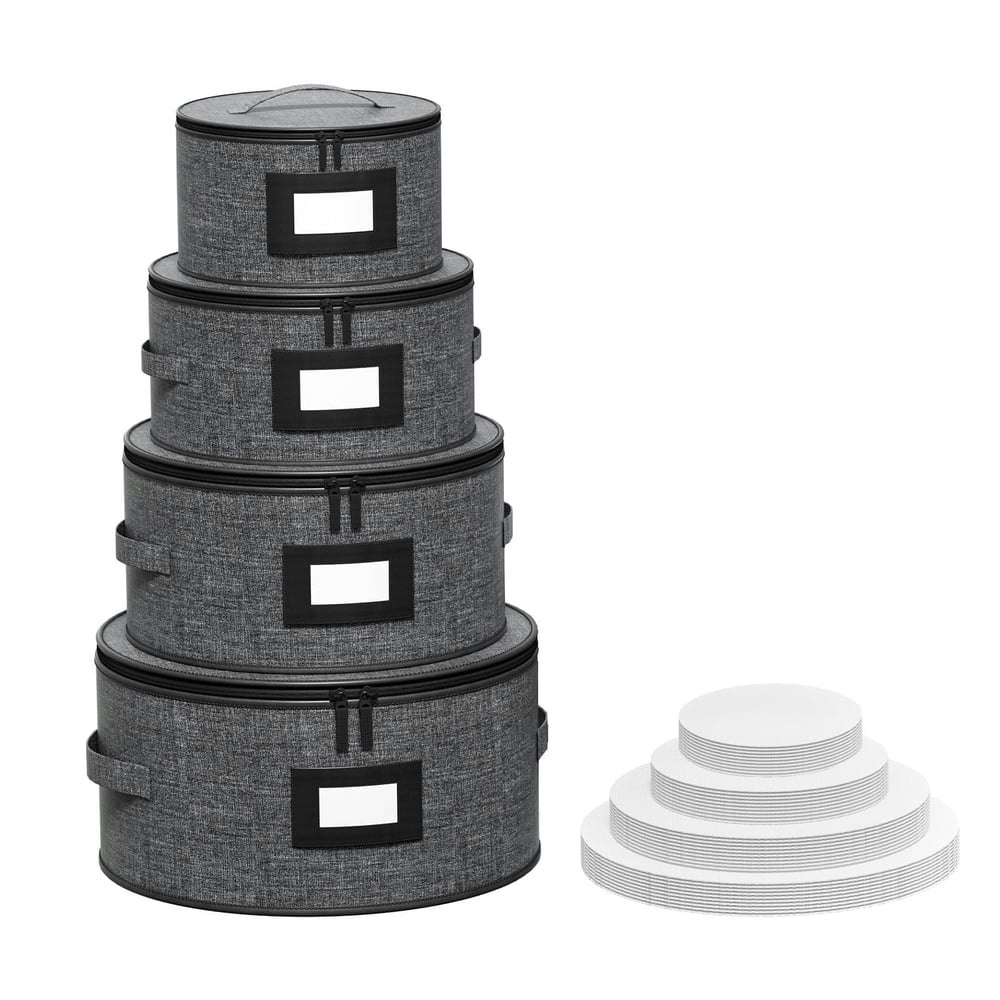 Aokeyee Hard Shell Dish Storage Container 4-Pack: $32.99 Aokeyee Hard Shell Dish Storage Container 4-Pack: $32.99