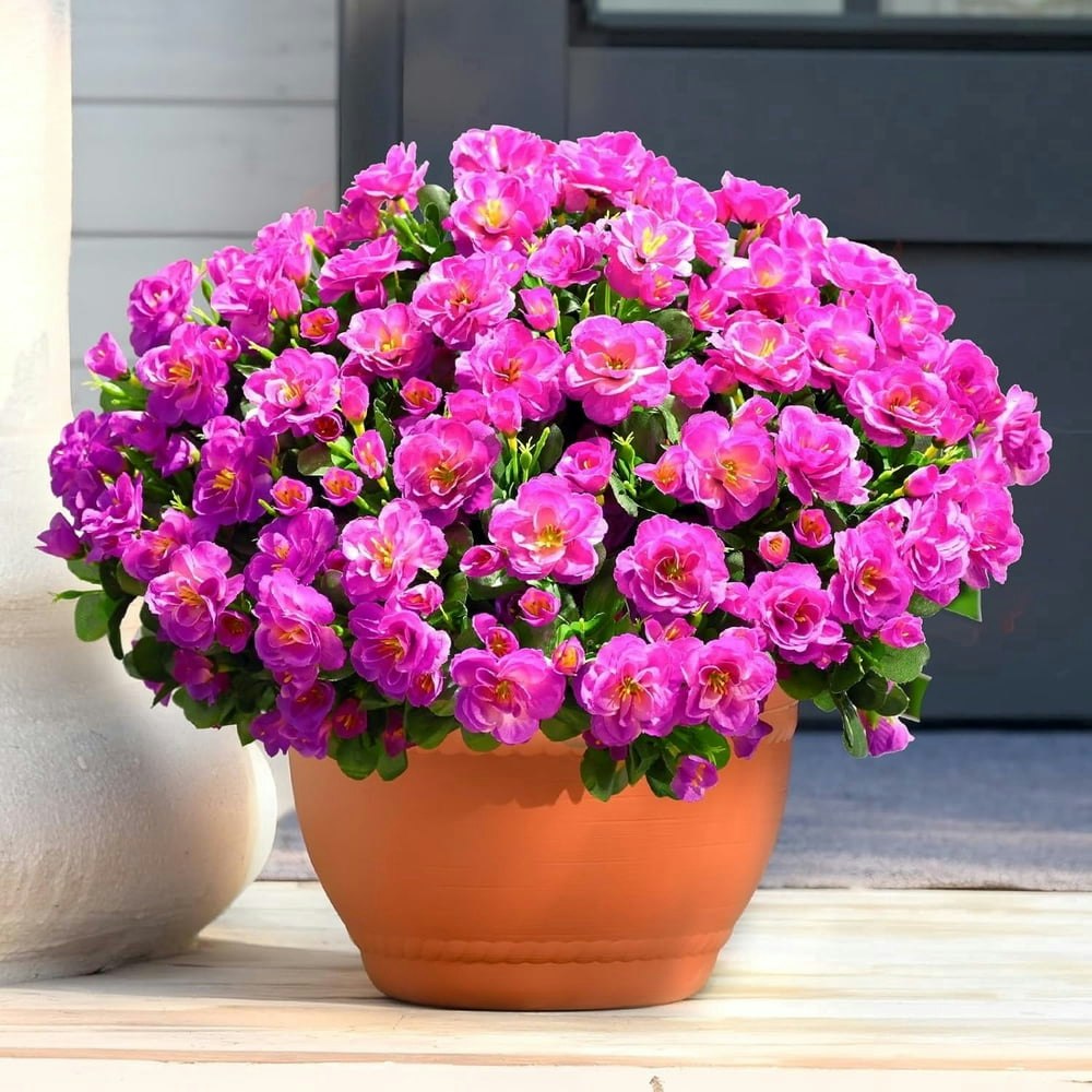 Yastouay Artificial Camellia Flowers 4-Bundle Pack: $16.99