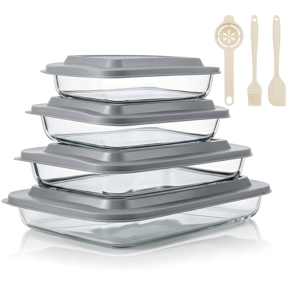 11-Piece Glass Baking Dish Set: $33.29