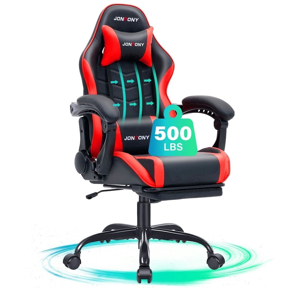 Jonpony 500-lb. Ergonomic Gaming Chair: $83.89 Jonpony 500-lb. Ergonomic Gaming Chair: $83.89