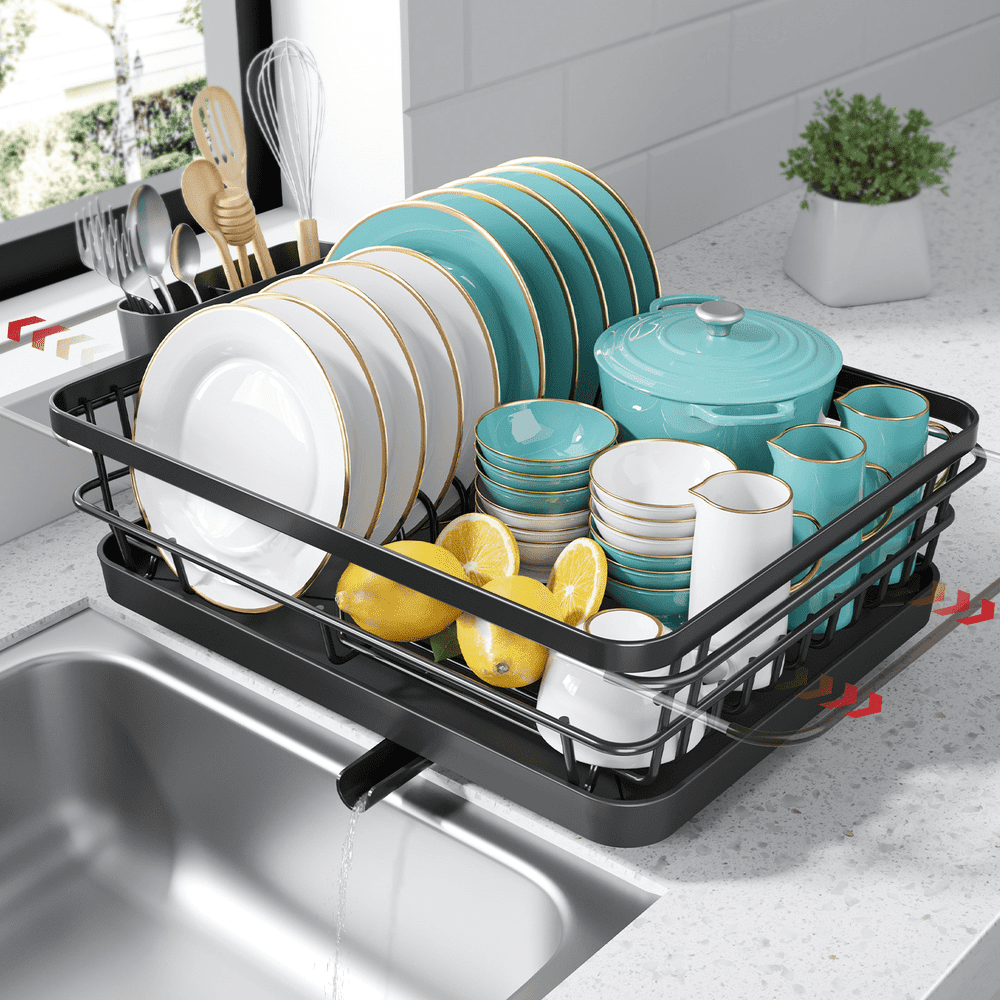 Sakugi Extendable Dish Drying Rack with Drainboard: $19.19 Sakugi Extendable Dish Drying Rack with Drainboard: $19.19