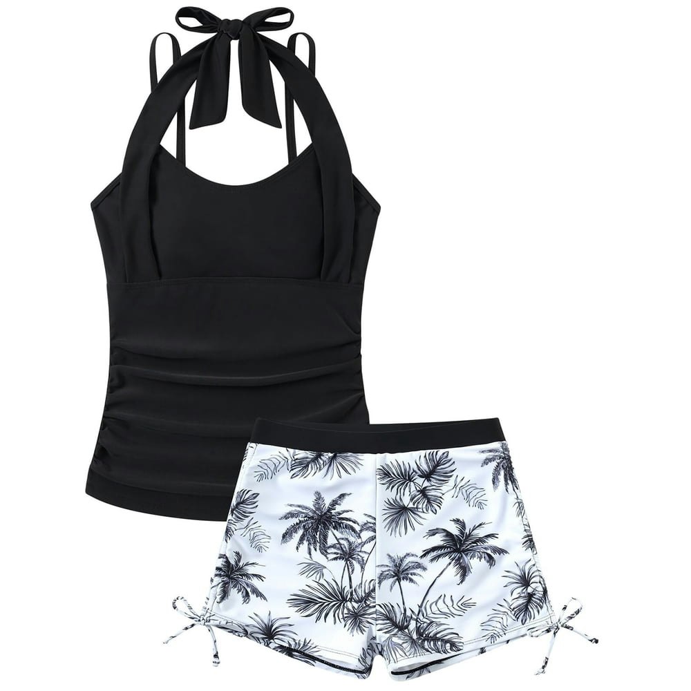 Aideaone Girls' 2-Piece Tankini Swimsuit: $14.99 Aideaone Girls' 2-Piece Tankini Swimsuit: $14.99