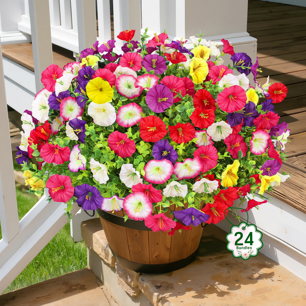 Scidweet Artificial Morning Glory Flower 24-Bundle Set: $17.99 Scidweet Artificial Morning Glory Flower 24-Bundle Set: $17.99