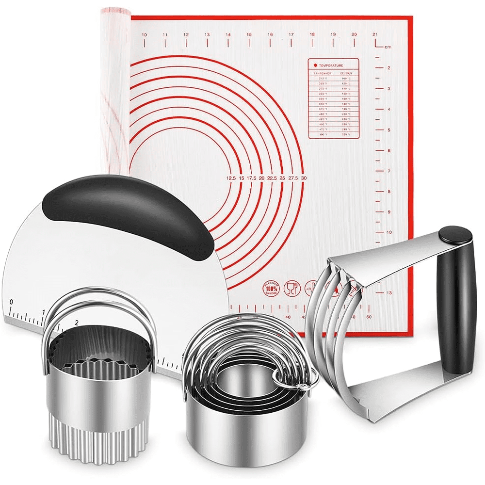 Stainless Steel Biscuit and Pastry Cutter Set 5-Piece: $20.99