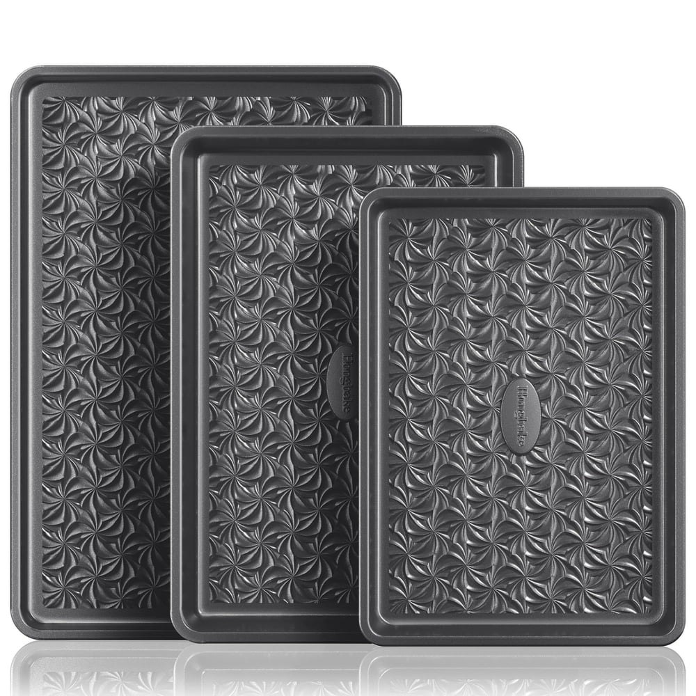 Hongbake Nonstick Baking Sheet Pan 3-Piece Set: $25.48