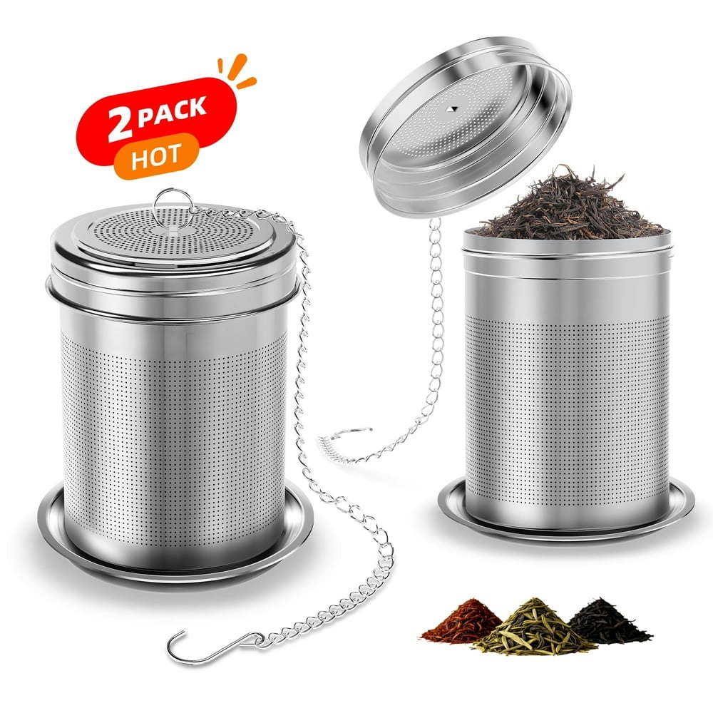 Stainless Steel Loose-Leaf Tea Infuser 2-Pack: $10.96 Stainless Steel Loose-Leaf Tea Infuser 2-Pack: $10.96
