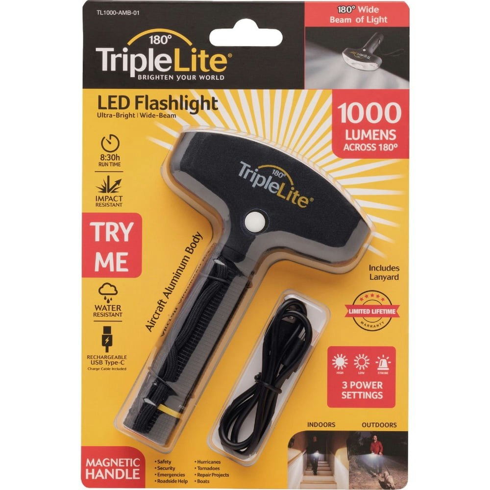 TripleLite 1,000LM Rechargeable LED Flashlight: $49.99