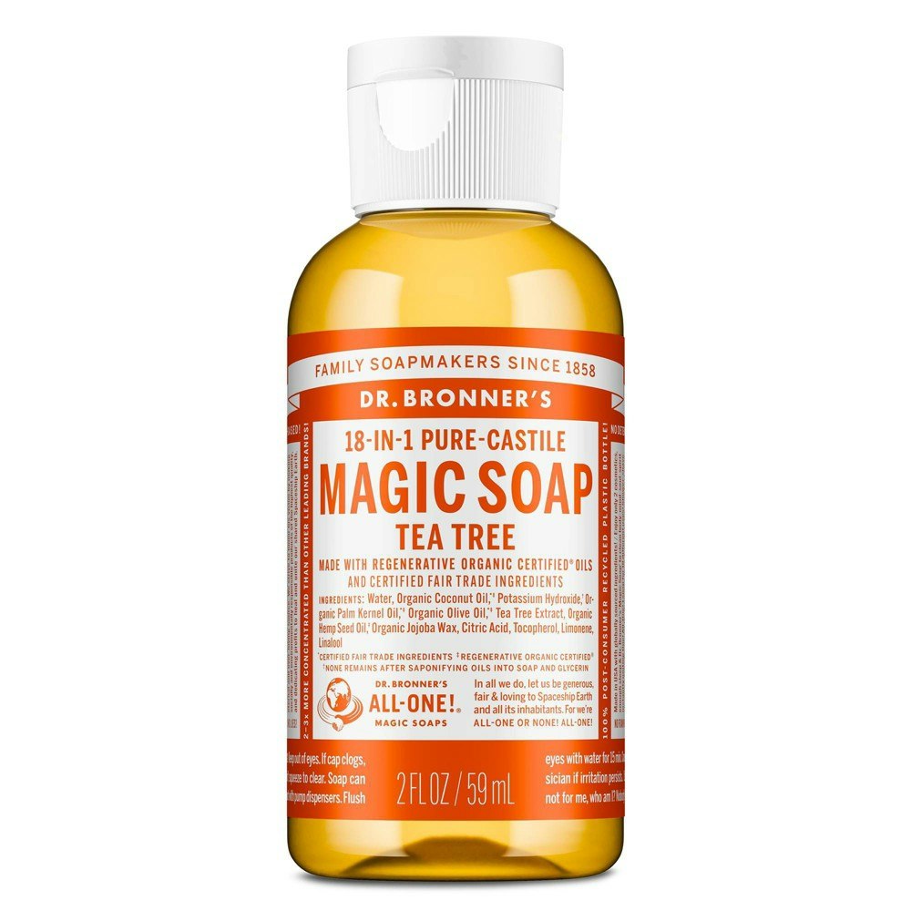 Dr. Bronner's Pure Castile Liquid Soap 2-ounce Bottle: $2.99 Dr. Bronner's Pure Castile Liquid Soap 2-ounce Bottle: $2.99