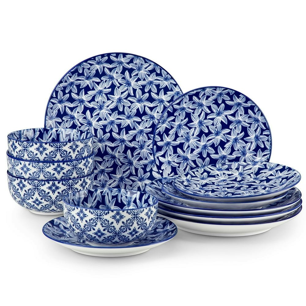 Malacasa 12-Piece Porcelain Dinnerware Set: $29.99