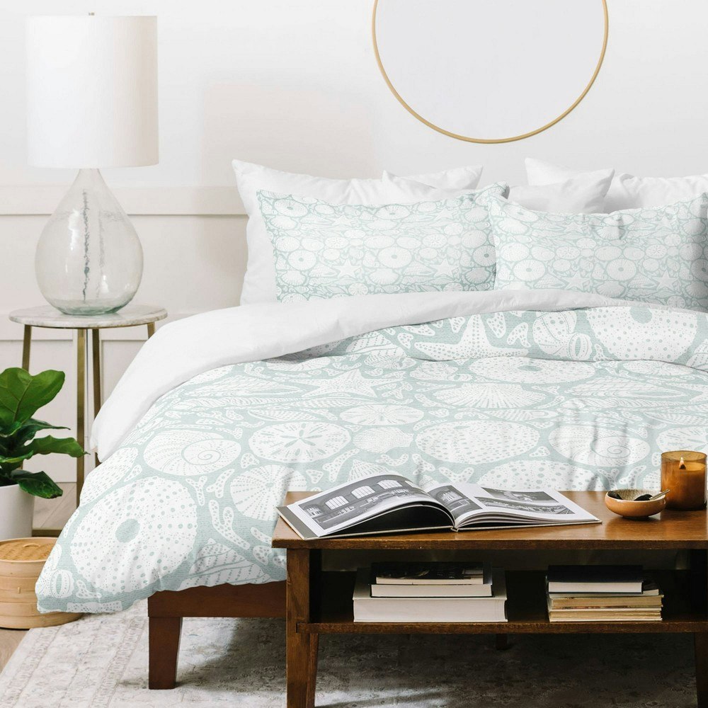 Deny Designs 3-Piece King Iveta Abolina Sea Shells Duvet and Sham Set: $229.99