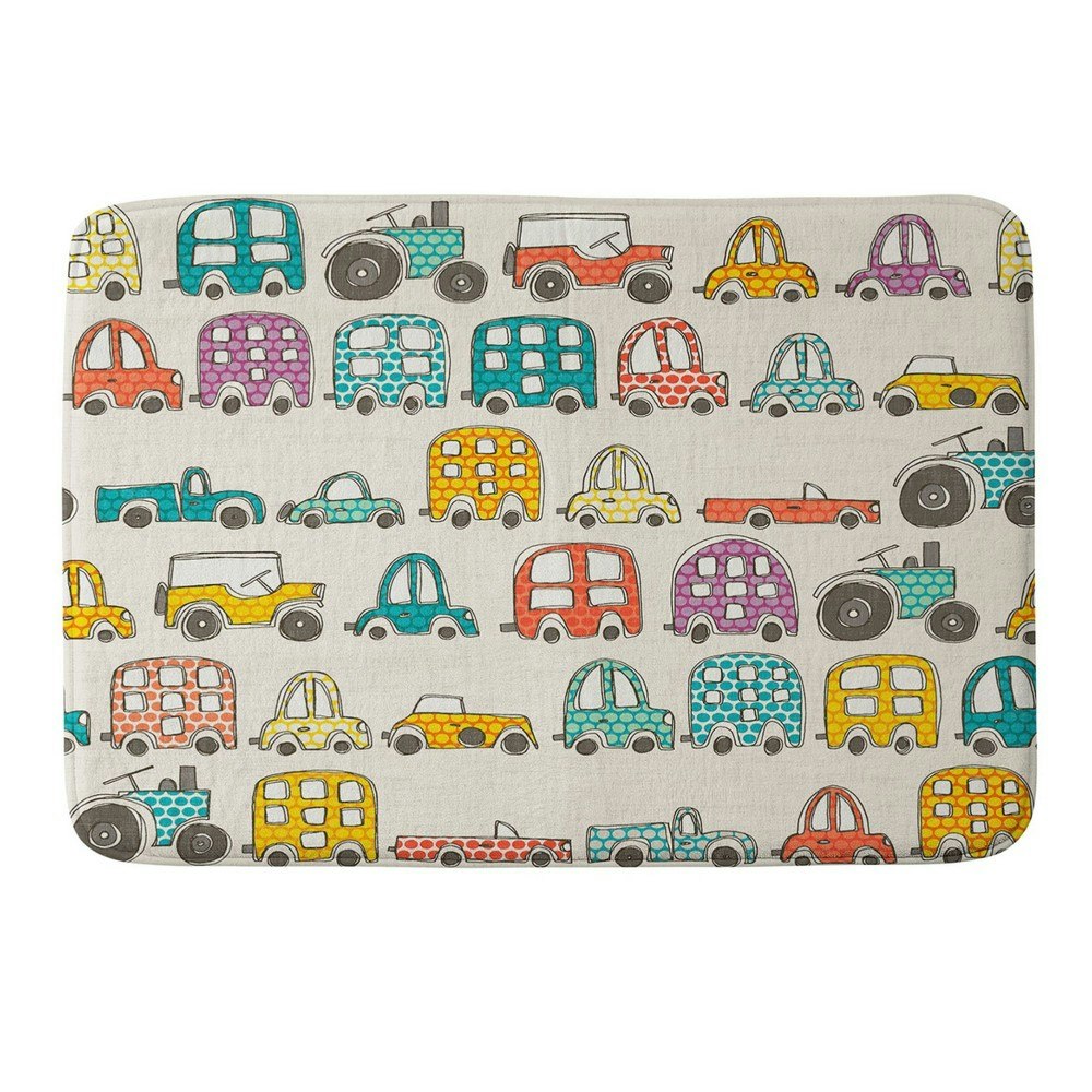 Deny Designs Sharon Turner Retro Rides Memory Foam Bath Mat: $65.99