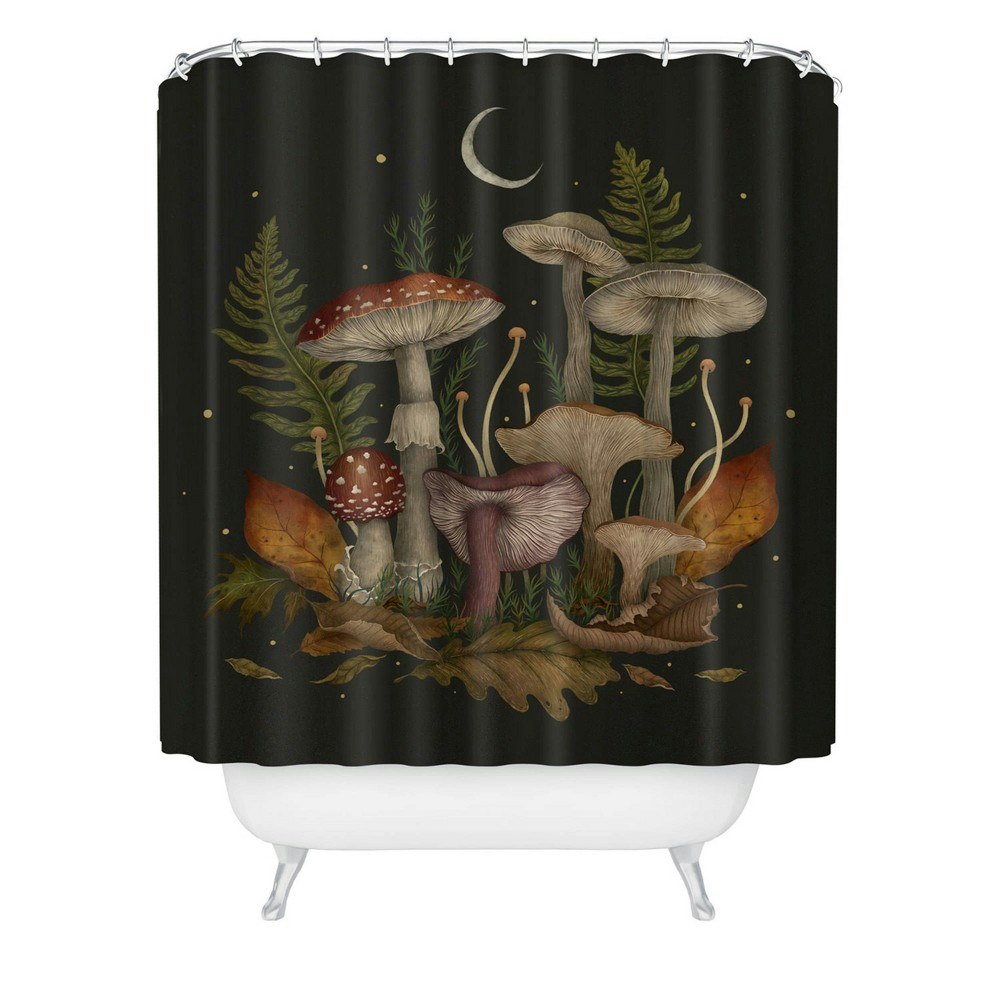 Deny Designs Episodic Drawing Autumn Mushrooms Shower Curtain: $64.99 Deny Designs Episodic Drawing Autumn Mushrooms Shower Curtain: $64.99