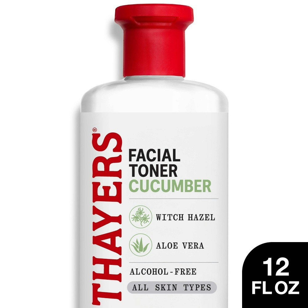 Thayers Witch Hazel Cucumber Facial Toner 12-oz.: $10.99 Thayers Witch Hazel Cucumber Facial Toner 12-oz.: $10.99