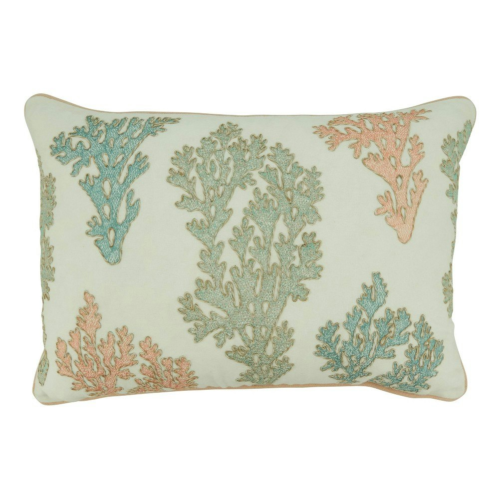 14"x20" Coral Lumbar Throw Pillow Cover: $34.49 14"x20" Coral Lumbar Throw Pillow Cover: $34.49