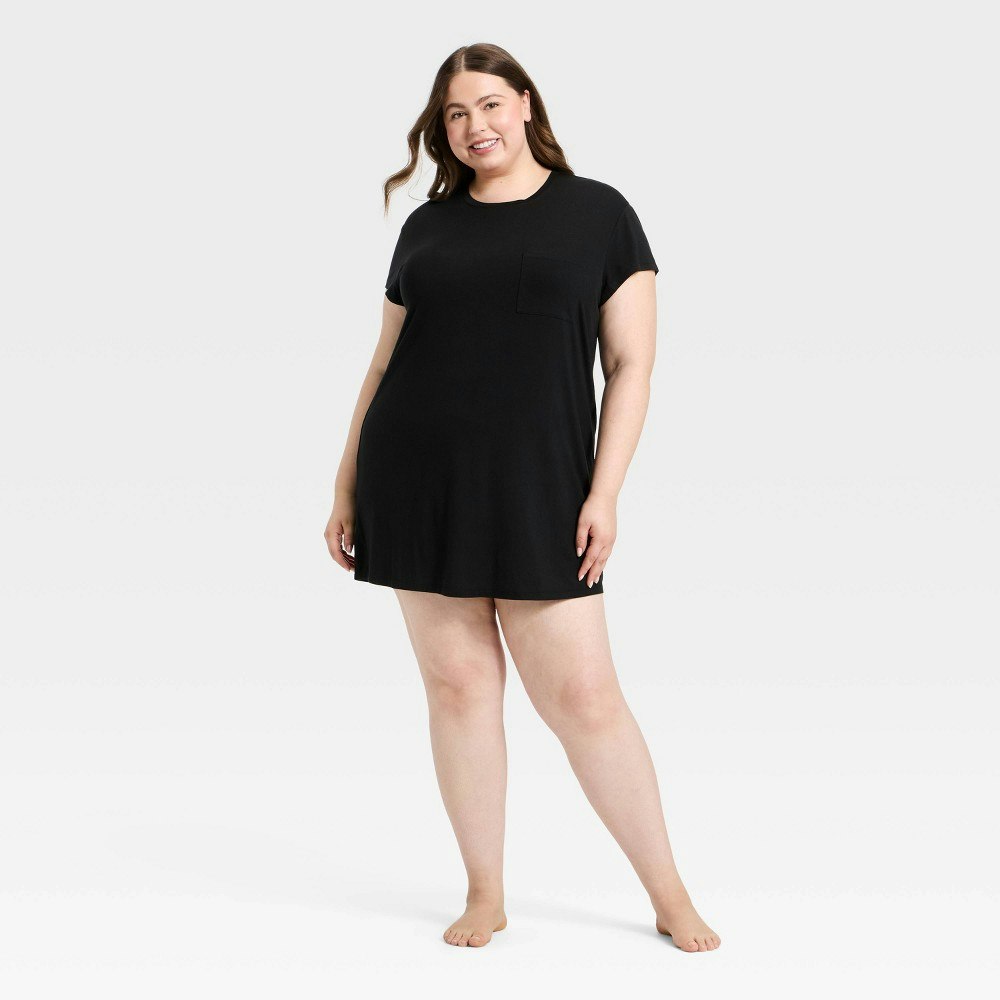 Auden Women's Jersey Pajama T-Shirt Dress: $20 Auden Women's Jersey Pajama T-Shirt Dress: $20
