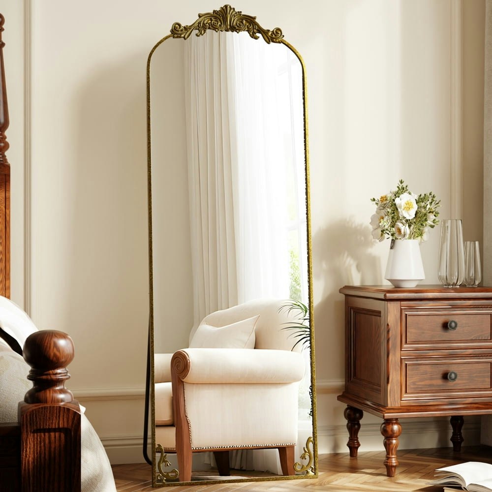Yvanla 64"x21" Arched Floor Mirror: $69.99 Yvanla 64"x21" Arched Floor Mirror: $69.99