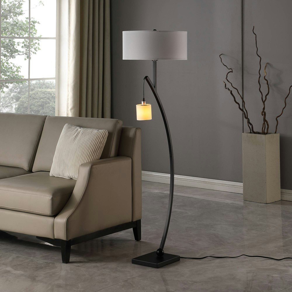 Ore International 59-Inch Dual-Head Arc Floor Lamp: $85.99 Ore International 59-Inch Dual-Head Arc Floor Lamp: $85.99