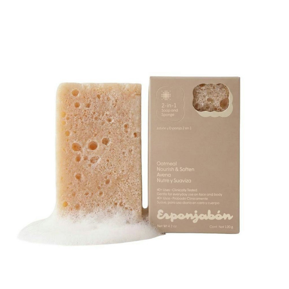 Esponjabon Oatmeal 2-in-1 Soap Sponge 4.2-oz: $4.99 Esponjabon Oatmeal 2-in-1 Soap Sponge 4.2-oz: $4.99