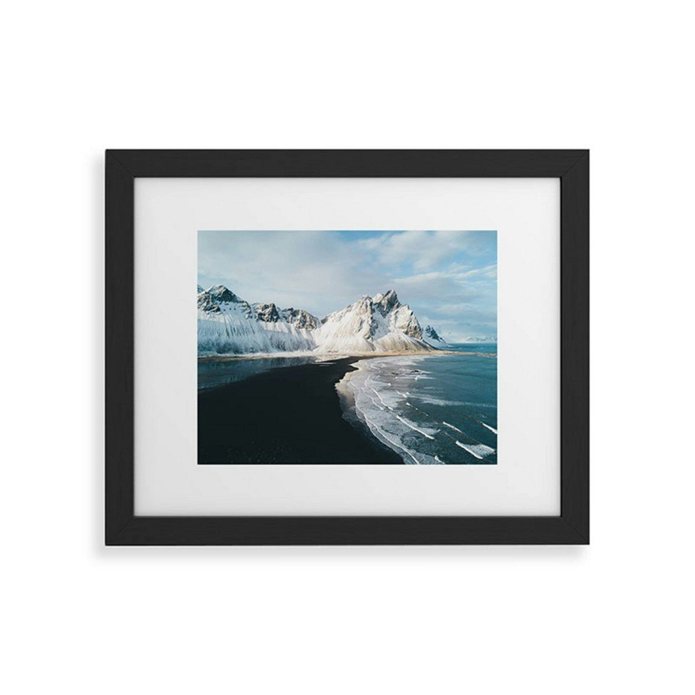 Deny Designs 8"x10" Michael Schauer Iceland Mountain Beach Framed Art Print: $59.99 Deny Designs 8"x10" Michael Schauer Iceland Mountain Beach Framed Art Print: $59.99