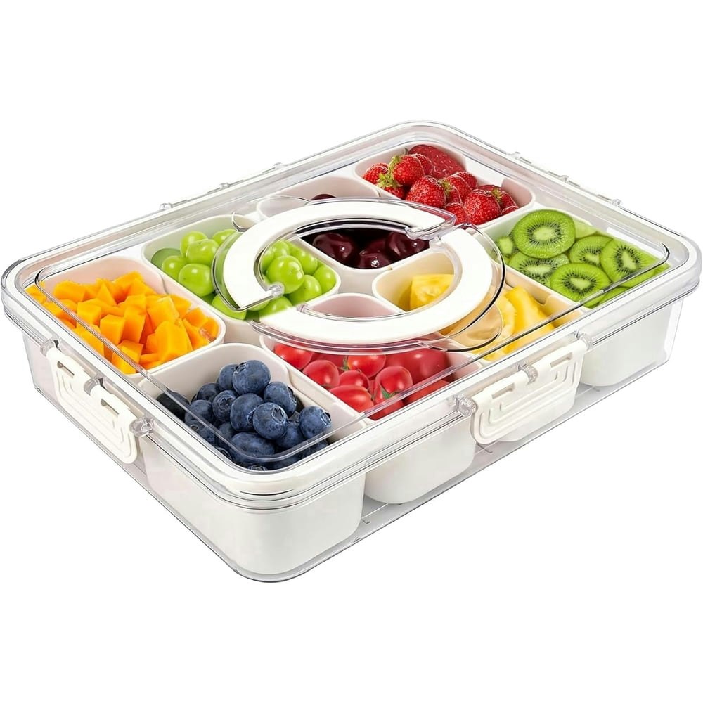 Funpisea 8-Compartment Snackle Box Food Storage Container: $12.90 Funpisea 8-Compartment Snackle Box Food Storage Container: $12.90
