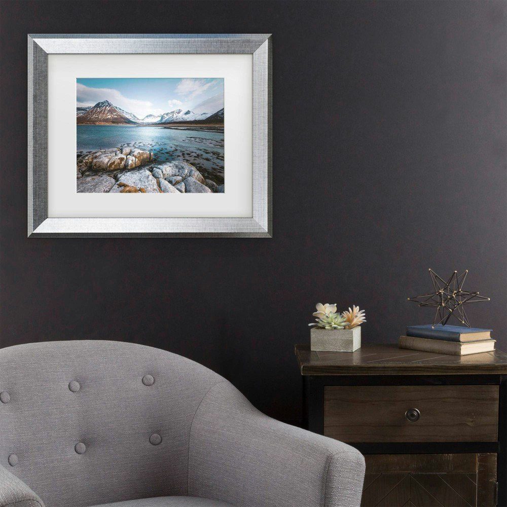 Philippe Sainte Laudy Blue Fjord 16"x20" Matted Framed Art: $45.49 Philippe Sainte Laudy Blue Fjord 16"x20" Matted Framed Art: $45.49
