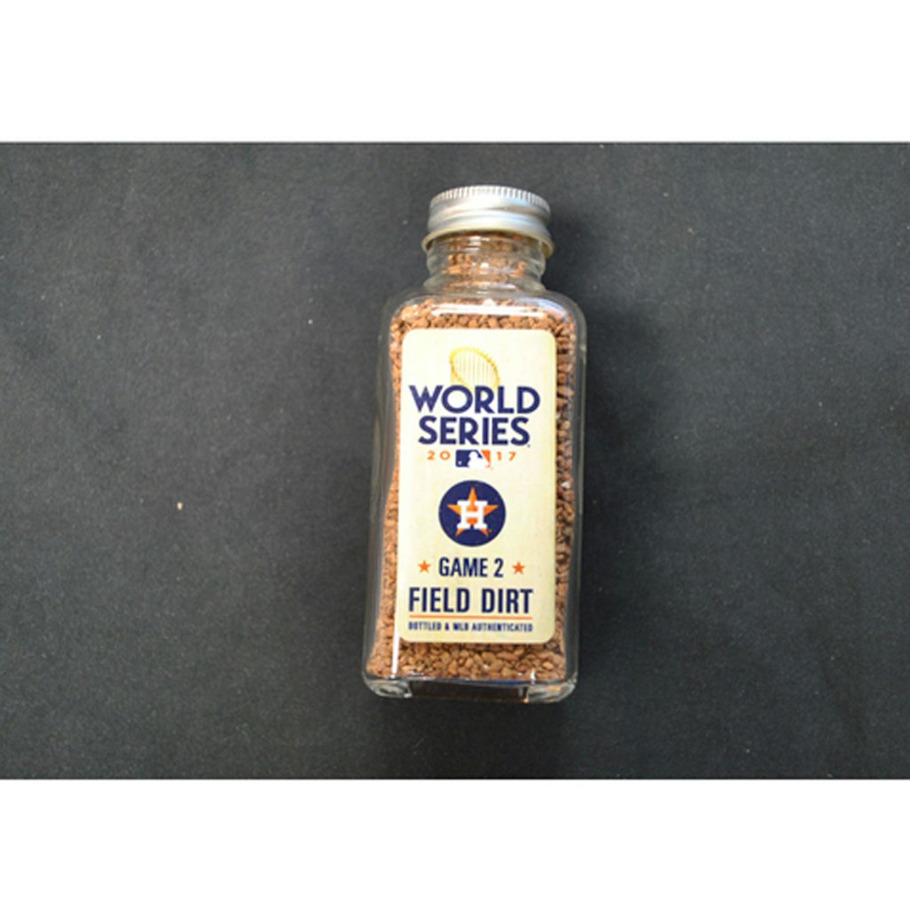 Houston Astros 2017 World Series Game 2 Game-Used Dirt Jar: $49.99 Houston Astros 2017 World Series Game 2 Game-Used Dirt Jar: $49.99
