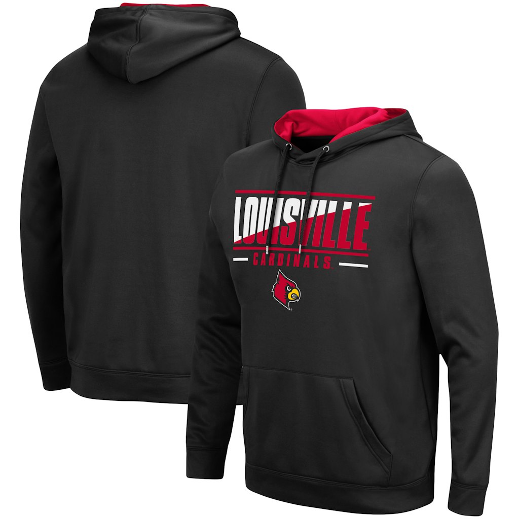 Colosseum Louisville Cardinals Slash Stack 2.0 Pullover Hoodie: $35.99 Colosseum Louisville Cardinals Slash Stack 2.0 Pullover Hoodie: $35.99
