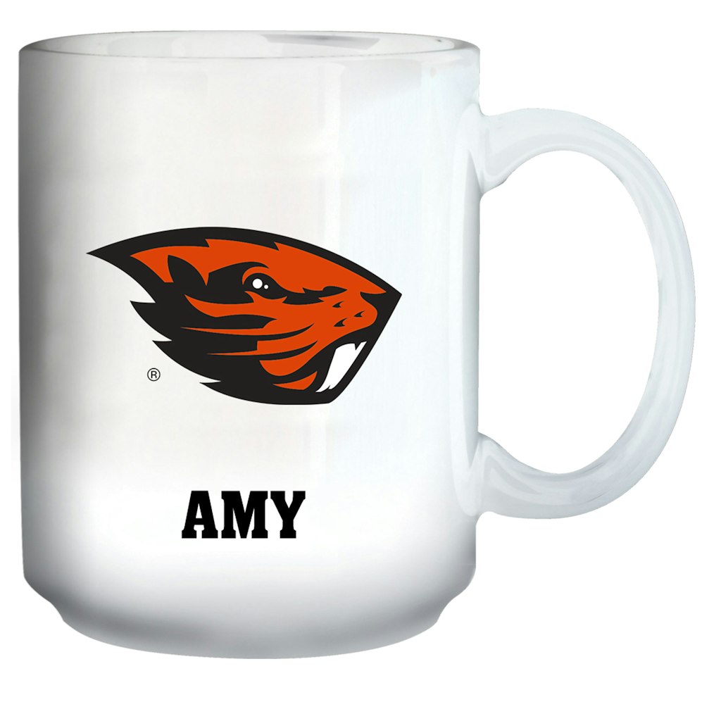 Oregon State Beavers 15-ounce Personalized Mug: $34.99 Oregon State Beavers 15-ounce Personalized Mug: $34.99