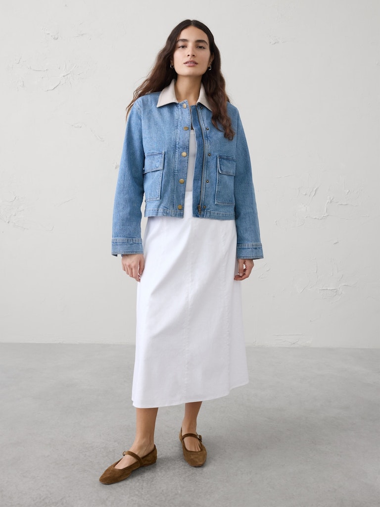 Denim Barn Jacket: $54