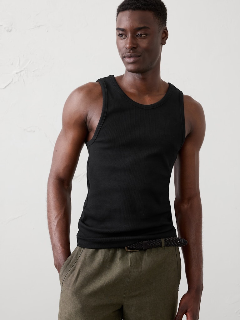 Fitted Mini Ribbed Tank: $15 Fitted Mini Ribbed Tank: $15
