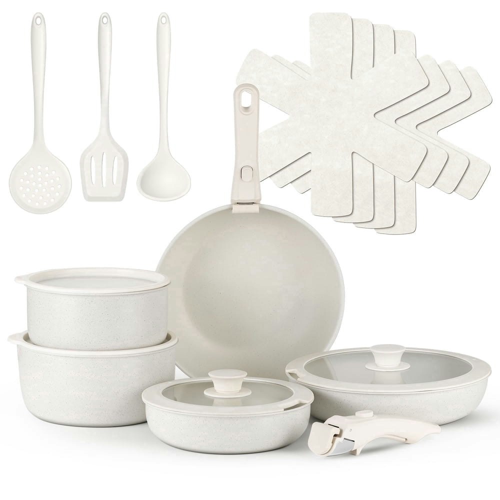Vesteel 18-Piece Nonstick Cookware Set: $45.99