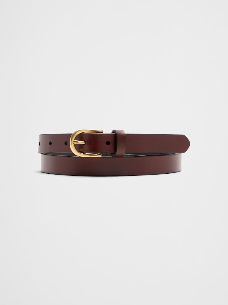 Skinny Leather Trouser Belt: $30 Skinny Leather Trouser Belt: $30