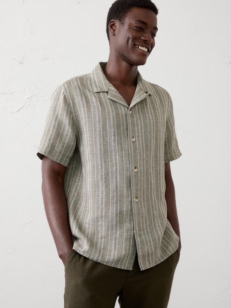 Standard-Fit Textured Resort Shirt: $59.97 Standard-Fit Textured Resort Shirt: $59.97