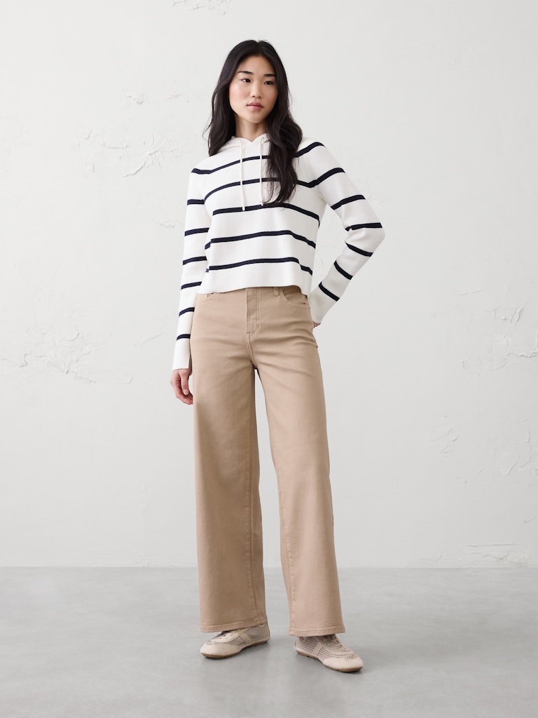 Wide-Leg High-Rise Jeans: $40 Wide-Leg High-Rise Jeans: $40