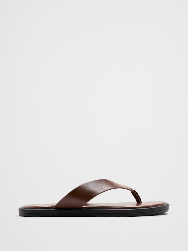 Vegan Leather Flip Flops: $40 Vegan Leather Flip Flops: $40