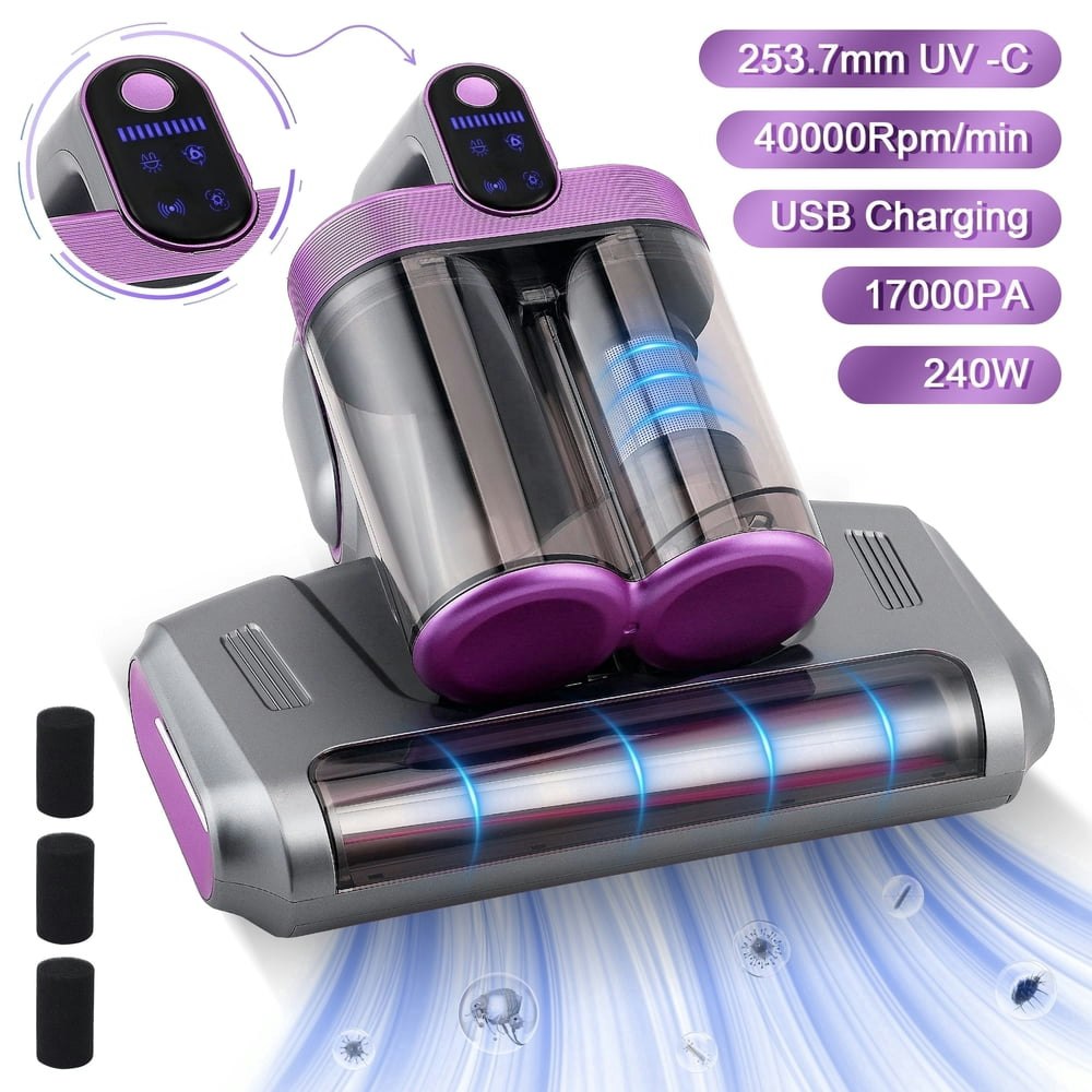 AMTPM 17kPa Cordless Mattress Vacuum Cleaner: $47.88 AMTPM 17kPa Cordless Mattress Vacuum Cleaner: $47.88