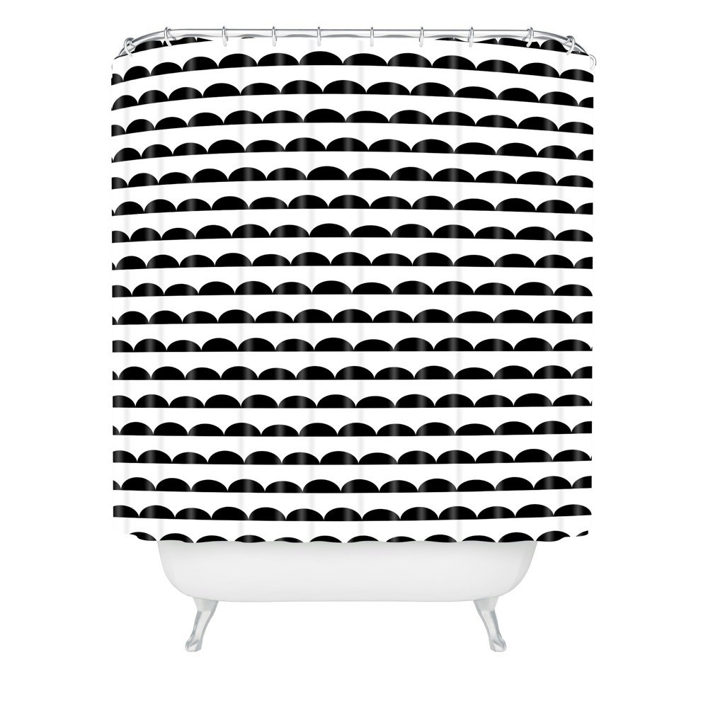 Little Arrow Design Co Mod Scallops Shower Curtain: $63.99 Little Arrow Design Co Mod Scallops Shower Curtain: $63.99