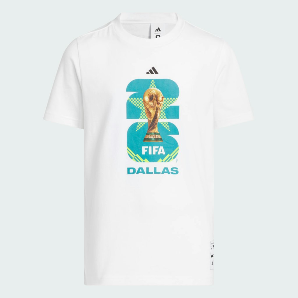 FIFA World Cup 26 Dallas Host City Junior Graphic T-Shirt: $45 FIFA World Cup 26 Dallas Host City Junior Graphic T-Shirt: $45