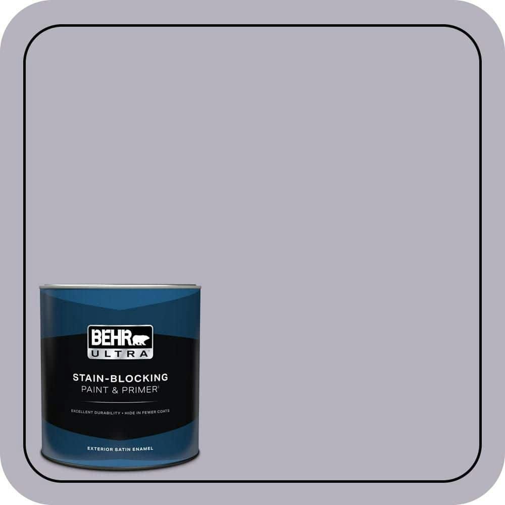 Behr Coveted Gem Satin Enamel Exterior Paint and Primer 1-Quart: $29.98 Behr Coveted Gem Satin Enamel Exterior Paint and Primer 1-Quart: $29.98