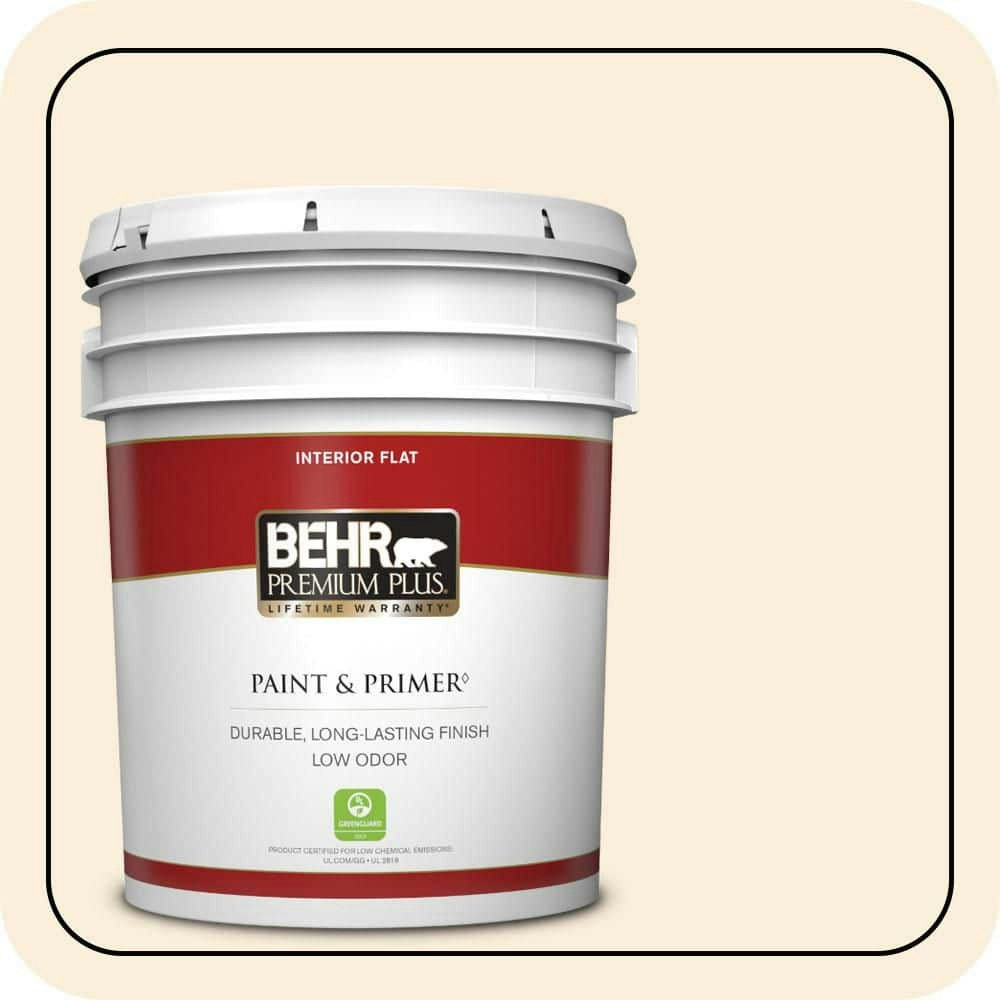 Behr Innocence Flat Interior Paint & Primer 5-Gallon: $154