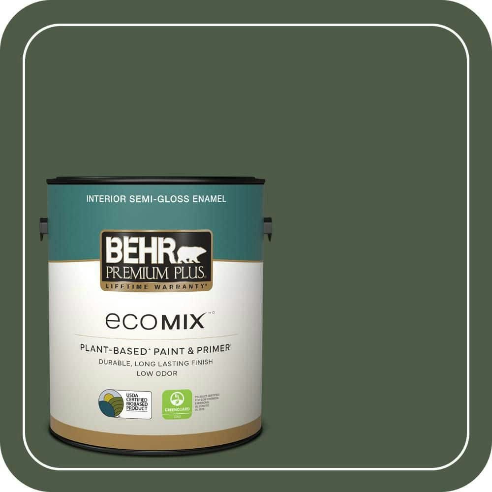 Behr 1-Gallon Fresh Pine Semi-Gloss Interior Paint and Primer: $47.98