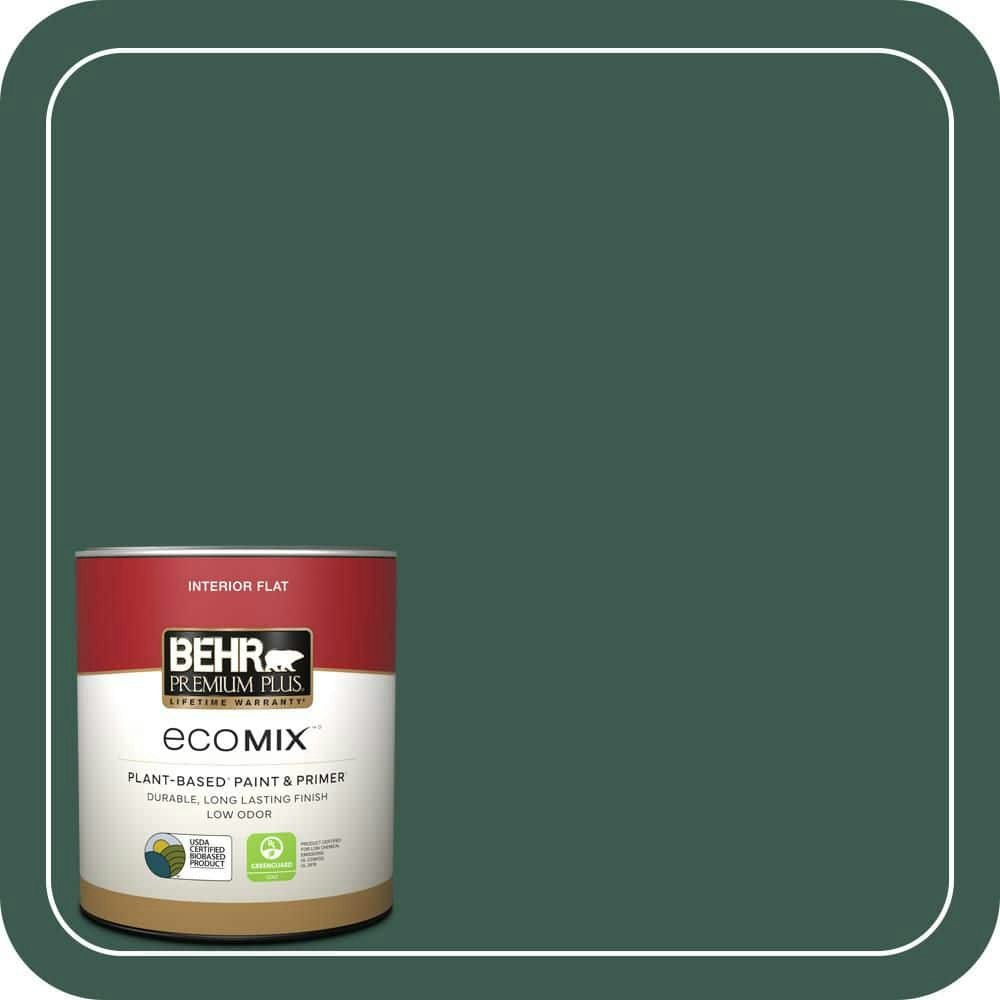 EcoMix 1-Quart Patio Green Interior Paint and Primer: $19.48