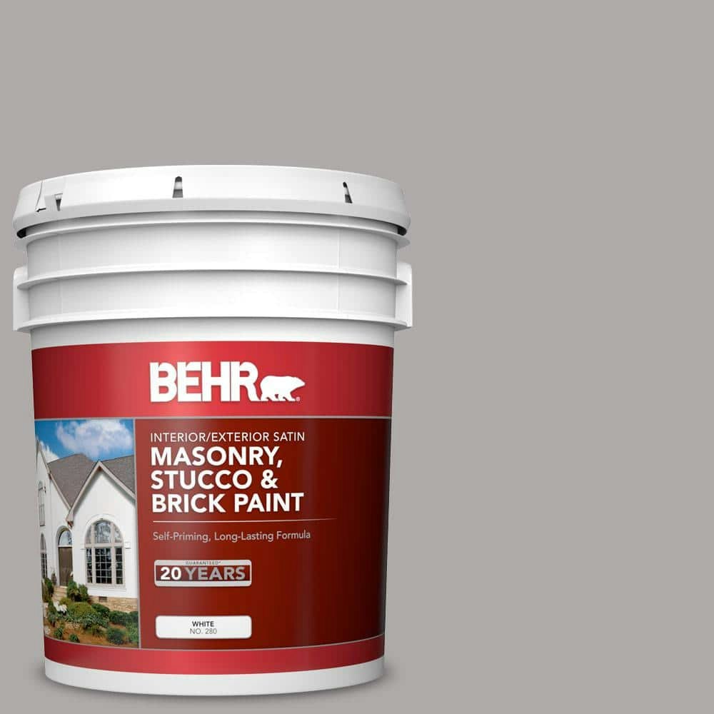 Behr Masonry, Stucco and Brick 5-Gallon Satin Paint: $156 Behr Masonry, Stucco and Brick 5-Gallon Satin Paint: $156