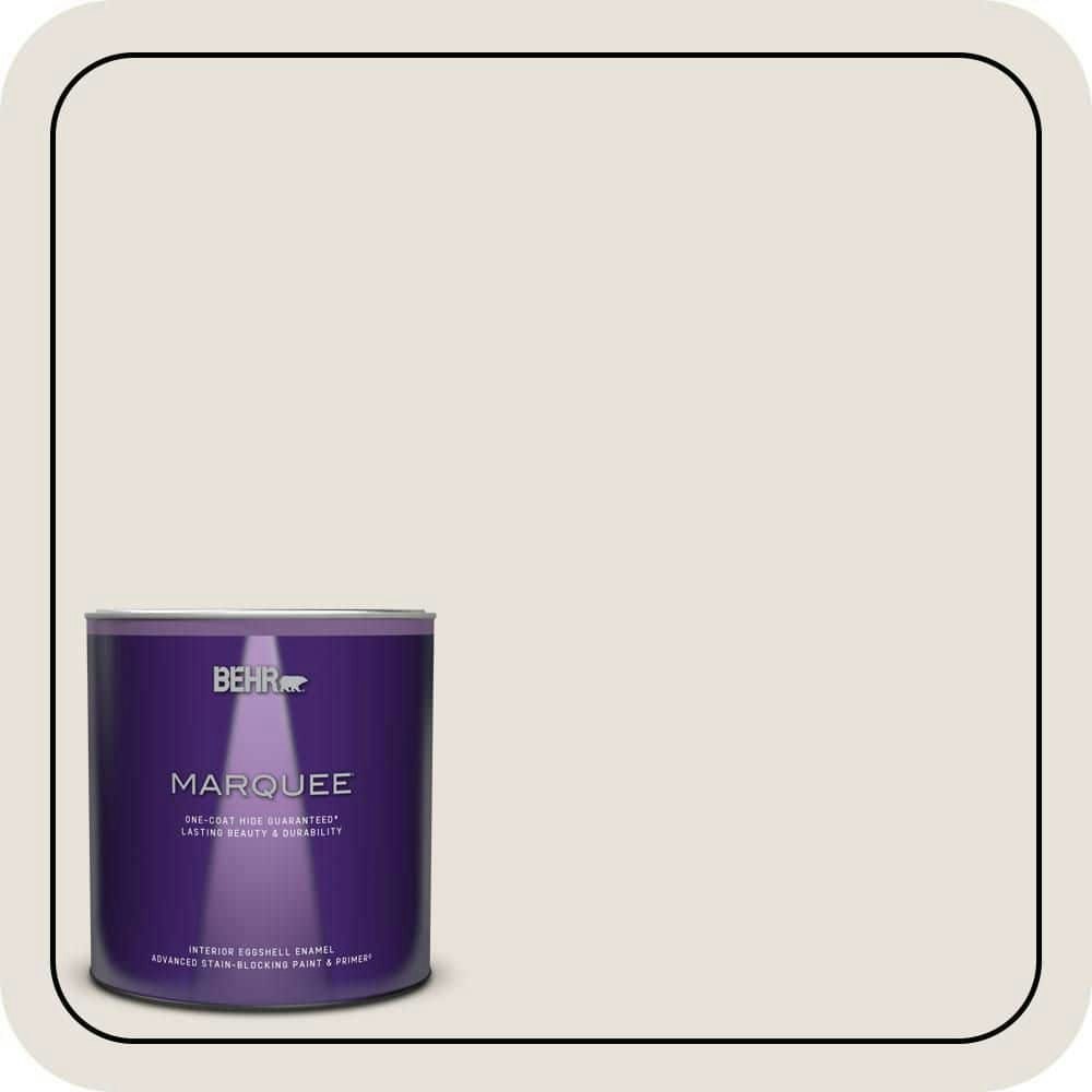 Behr Premium Plus Barely Brown Eggshell Interior Paint & Primer 1-Quart Can: $27.98