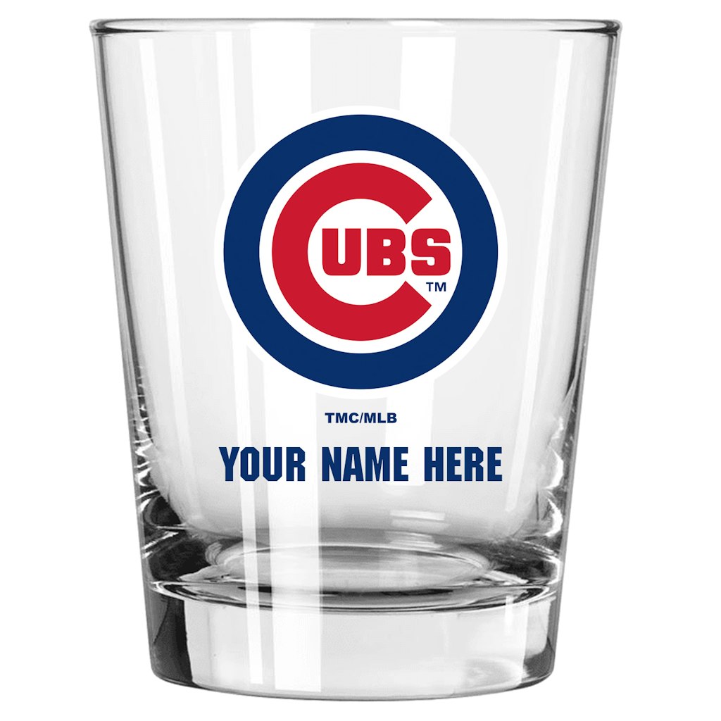 Chicago Cubs 15-ounce Double Old Fashioned Glass: $39.99 Chicago Cubs 15-ounce Double Old Fashioned Glass: $39.99