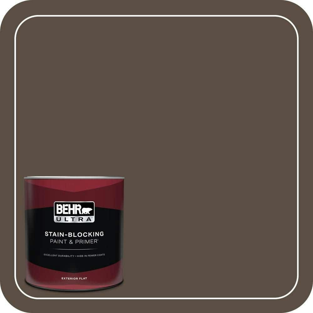 Home Decorators Collection Warm Pumpernickel Flat Exterior Paint and Primer 1-Quart: $28.98 Home Decorators Collection Warm Pumpernickel Flat Exterior Paint and Primer 1-Quart: $28.98