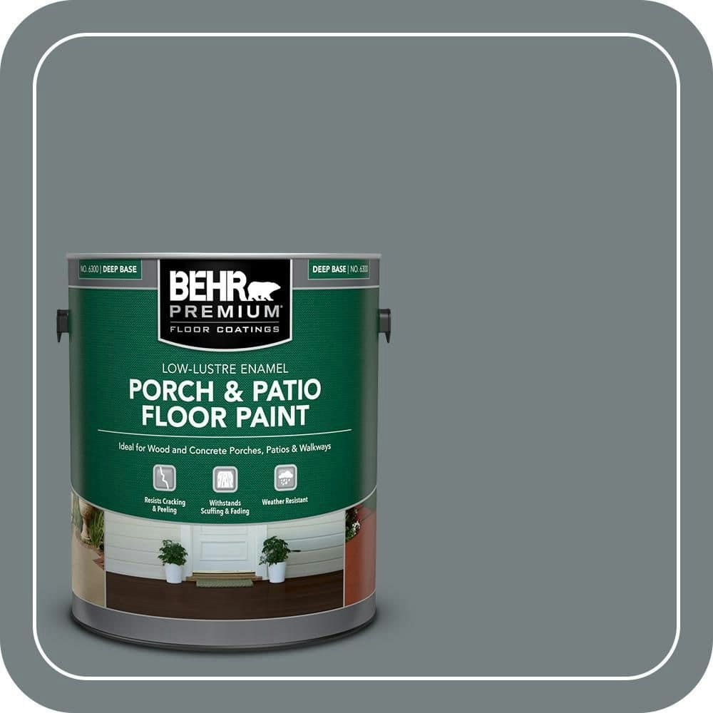 Behr Peak Point Low-Lustre Enamel Porch and Patio Floor Paint 1-Gallon: $39.98 Behr Peak Point Low-Lustre Enamel Porch and Patio Floor Paint 1-Gallon: $39.98