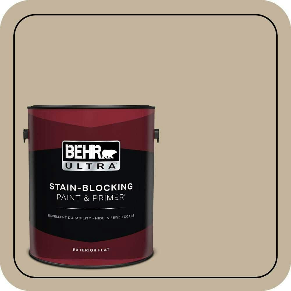 Essential Brown Flat Exterior Paint and Primer 1-Gallon: $57.98 Essential Brown Flat Exterior Paint and Primer 1-Gallon: $57.98
